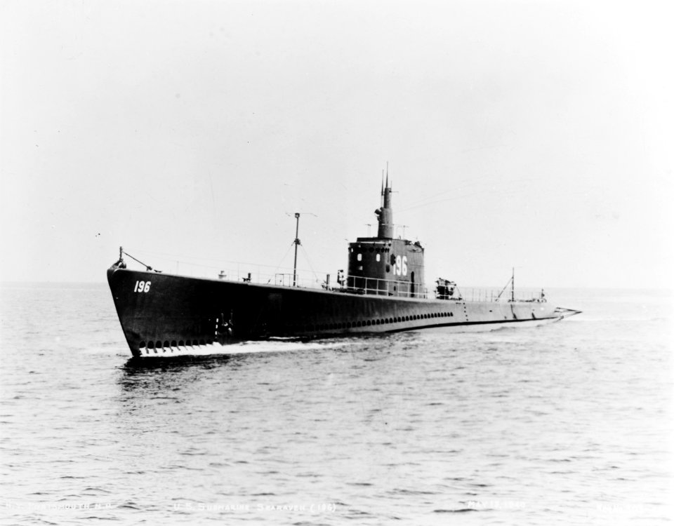 19-N-21882 USS Searaven during trials, 13 May 1940