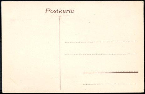 1900 circa Andreaestraße 1 Hannover, Haus Uihlein, Postkarte, Adressseite