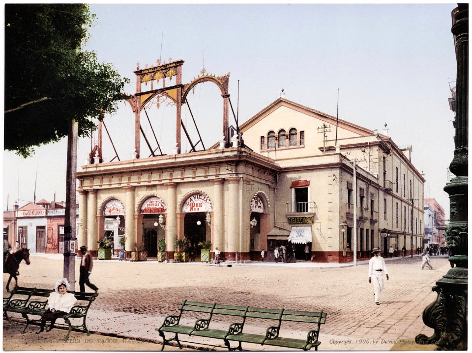 1900 Teatro de Tacon in Havana Cuba by Detroit Photographic Company (0981)
