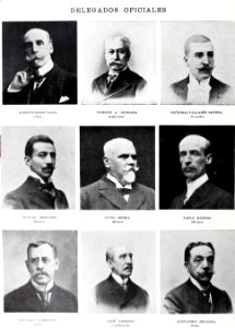 1900-11-24, Blanco y Negro, Delegados oficiales del Congreso Hispanoamericano de 1900, Franzen, a