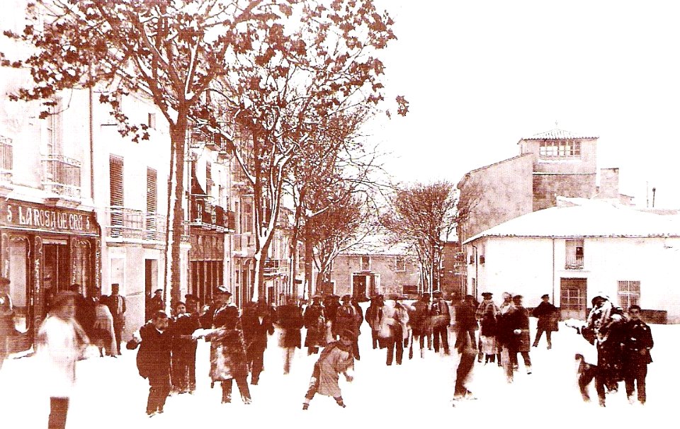 1900~. Puerta Almansa nevada