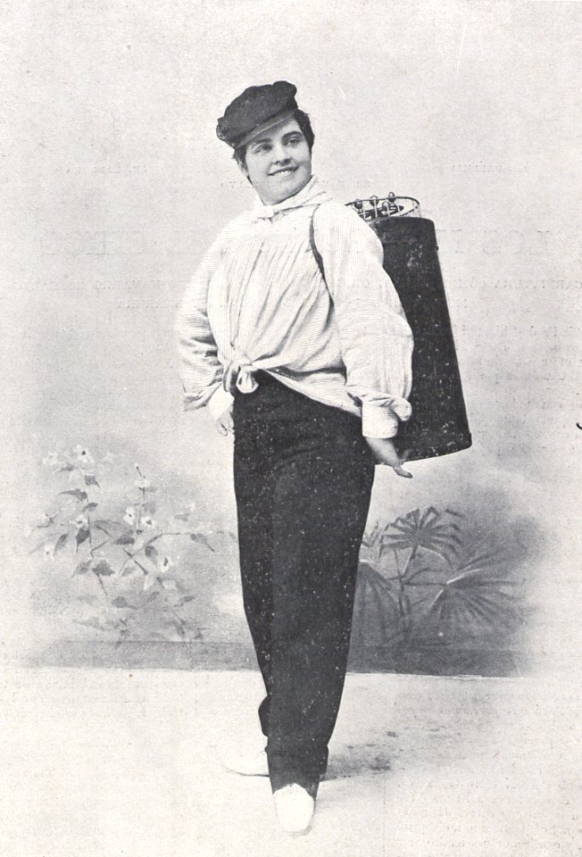 1901-07, El Teatro, Amparo Taberner en El barquillero, Cifuentes (cropped)