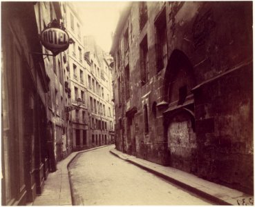 Eugène Atget, Hotel de Sens, rue de l'Hôtel de Ville, Paris, early 1900s