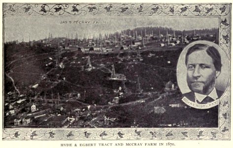 McLaurin(1902) pic.082 Oil Rush at the McCray Farm in 1870