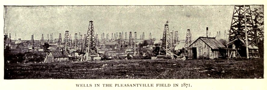 McLaurin(1902) pic.096 The Pleasantville Oil Field in PA in 1871