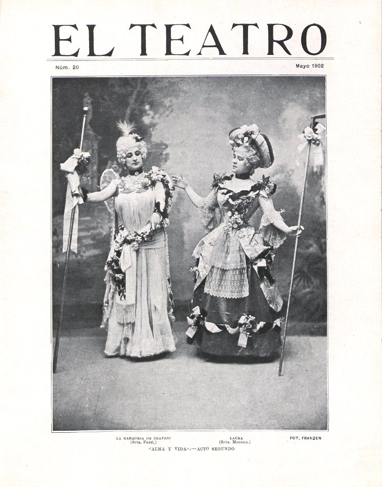 1902-05, El Teatro, Alma y vida, acto II, Franzen