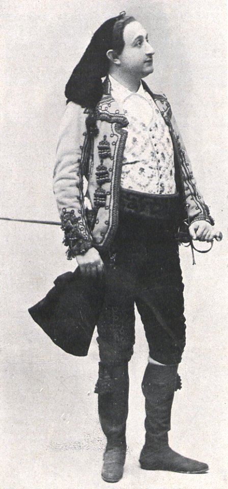1902-05, El Teatro, Alma y vida, Juan Pablo (Thuillier) y Laura (Moreno), Franzen (cropped)