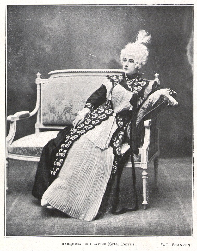 1902-05, El Teatro, Alma y Vida, marquesa de Clavijo (Ferri), Franzen