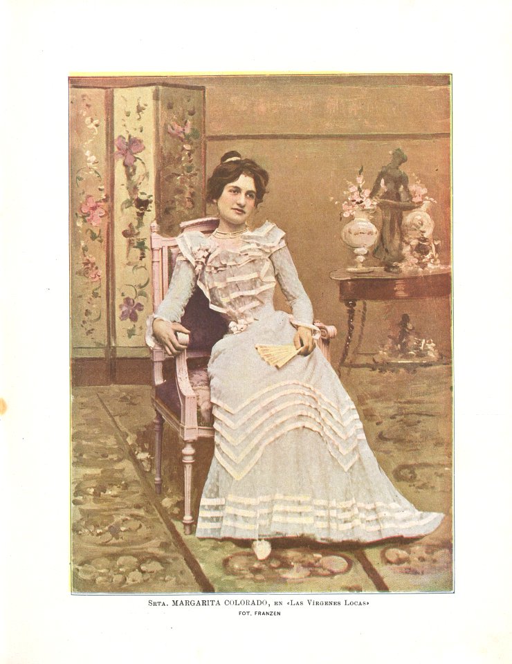 1902-04-01, El Teatro, Margarita Colorado en Las vírgenes locas, Franzen