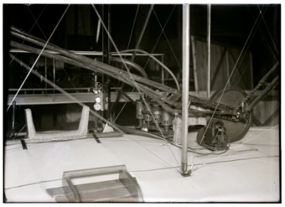 1903 Wright Flyer pilot seat and engine