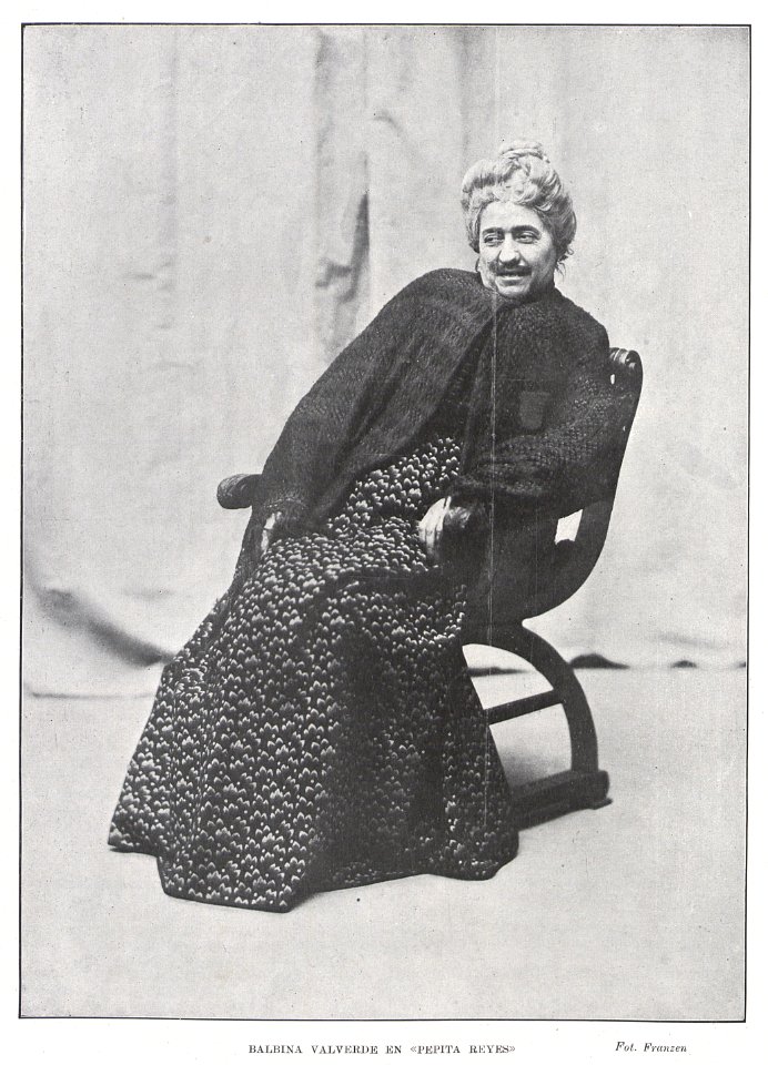 1903-02, El Teatro, Balbina Valverde en Pepita Reyes, Franzen
