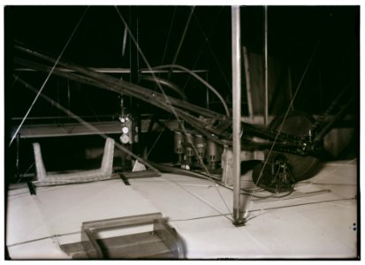 1903 Wright Flyer pilot seat and engine view 2