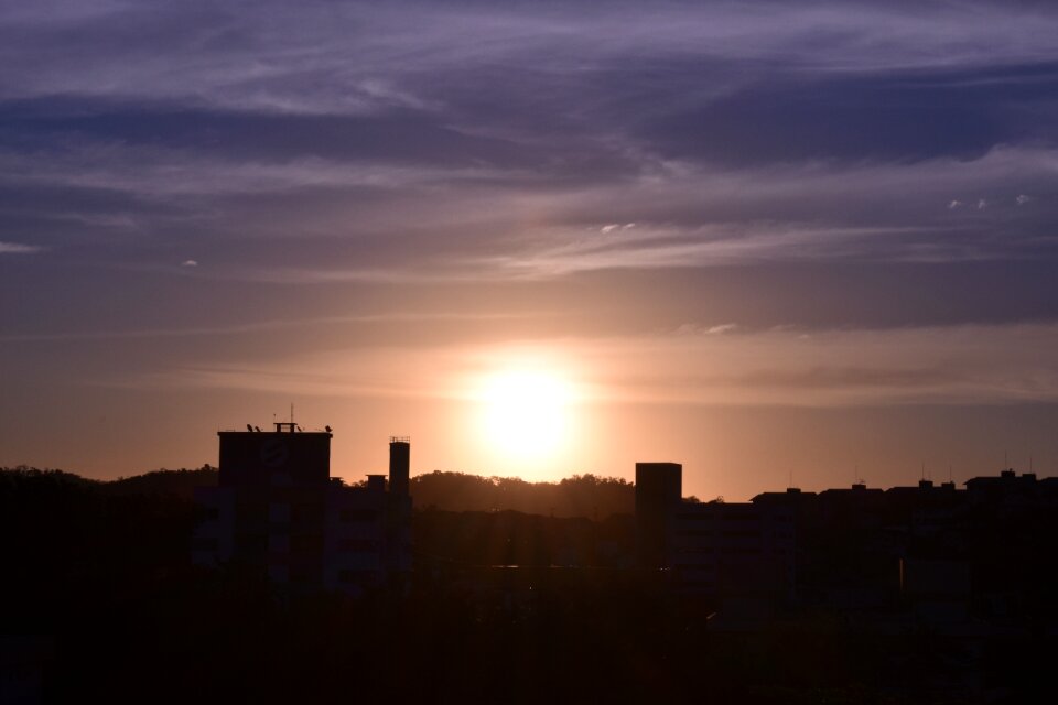 Sol clouds landscape photo