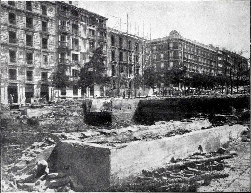 1903-07-25, Blanco y Negro, Teatro Eldorado (cropped) Aspecto de las ruinas del teatro incendiado, Cifuentes