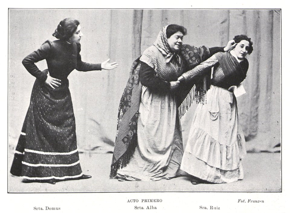 1903-02, El Teatro, Pepita Reyes, acto primero, Franzen