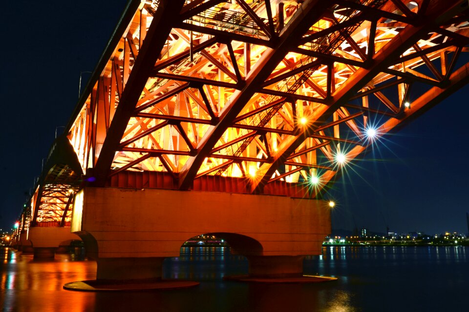 Seoul han river seongsan bridge