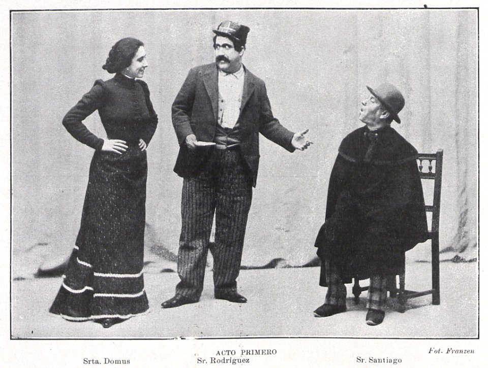 1903-02, El Teatro, Pepita Reyes, acto primero, Domus, Rodríguez y Santiago, Franzen