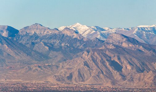 Panoramic landscape sky