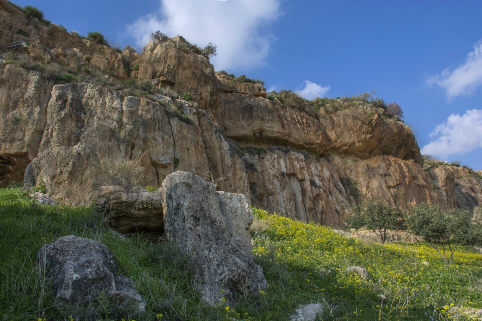 Travel rock panoramic photo