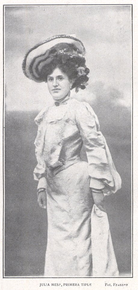 1904-09-01, El Teatro, Julia Mesa, Franzen