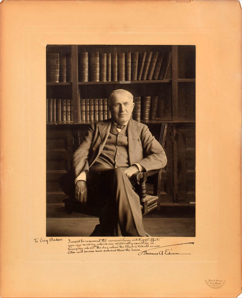 1904 Thomas Edison by Pach Brothers