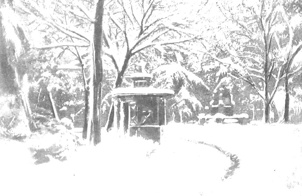 1904-12-08, Nuevo Mundo, El invierno en Madrid, Campúa (cropped) Aspecto de la plaza de Santa Ana durante la nevada del día 2 del actual
