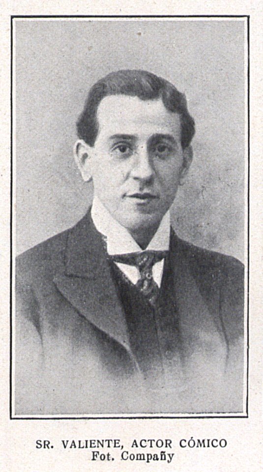 1904-09-01, El Teatro, Valiente, Compañy