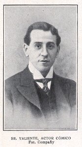 1904-09-01, El Teatro, Valiente, Compañy