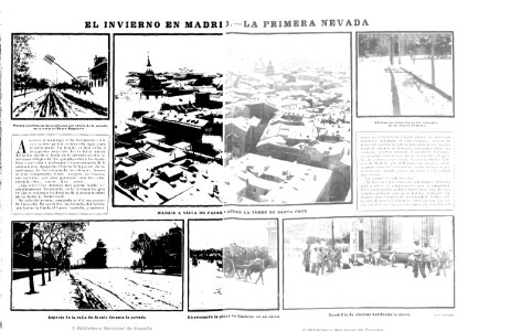 1904-12-01, Nuevo Mundo, El invierno en Madrid, La primera nevada, Campúa