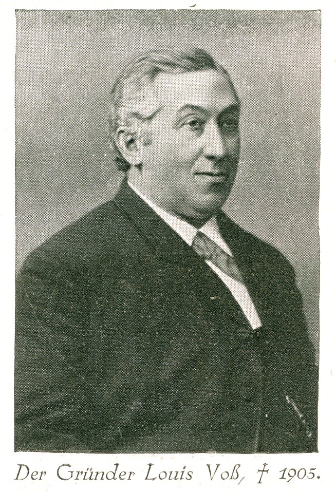 1905 verstorbener Louis Voß (Louis Voss), Begründer der Papiervoss H.-G., Hannover