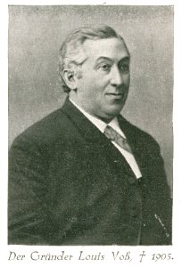 1905 verstorbener Louis Voß (Louis Voss), Begründer der Papiervoss H.-G., Hannover