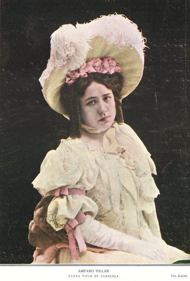 1905-04, El Teatro, Amparo Villar, Kaulak