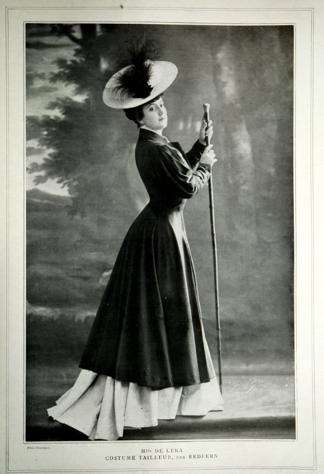 Costume tailleur par Redfern 1905