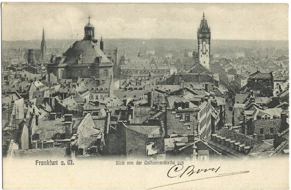 19050215 frankfurt blick von der catharinenkirche aus