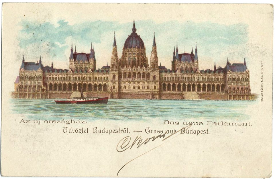 19050127 budapest das neue parlament