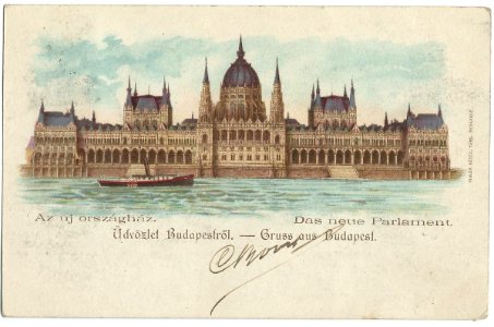 19050127 budapest das neue parlament