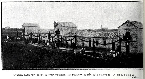 1906-05-19, Blanco y Negro, Madrid, Barriada de casas para obreros, inaugurada el día 15 de mayo en la Ciudad Lineal, Goñi