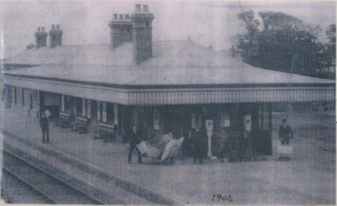 1906-08-19 Trimingham railway station, Trimingham