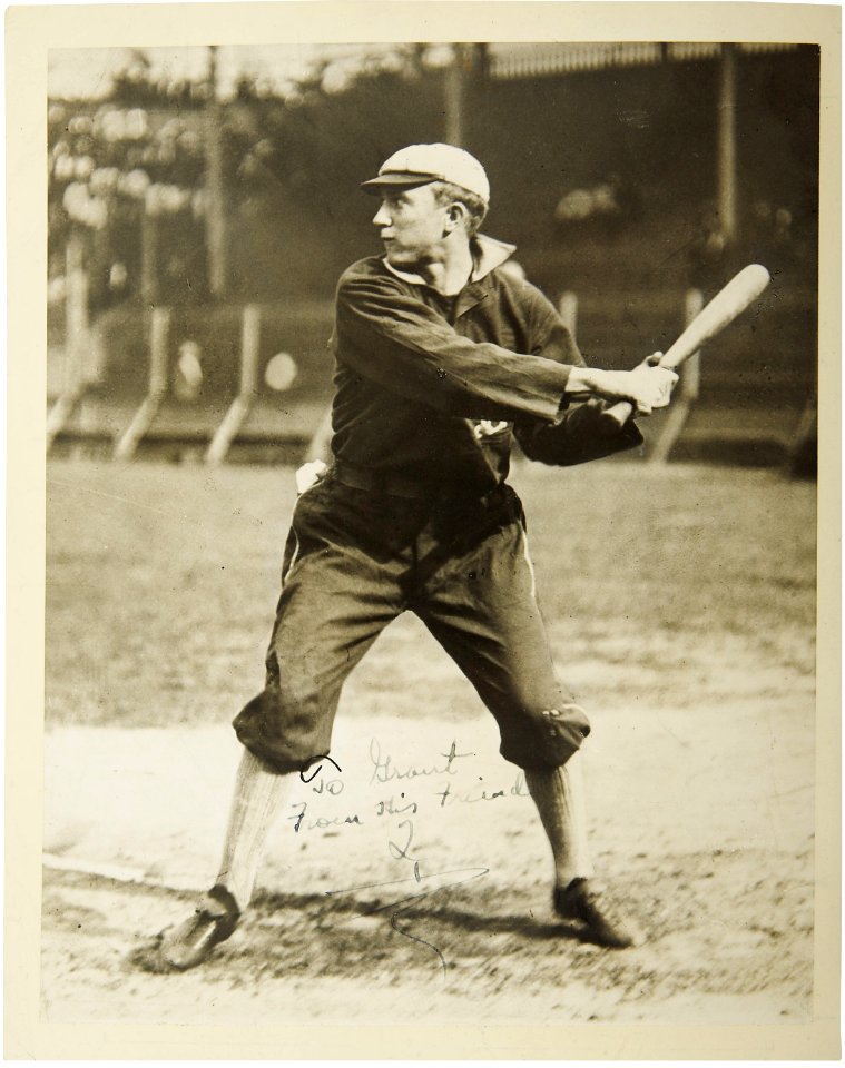 1906 Ty Cobb batting
