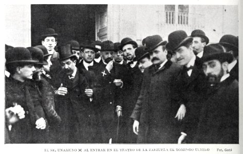 1906-03-03, Blanco y Negro, Un discurso de Unamuno, Goñi