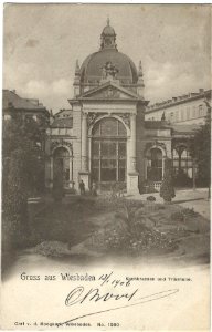 19060112 wiesbaden kochbrunnen und trinkhalle