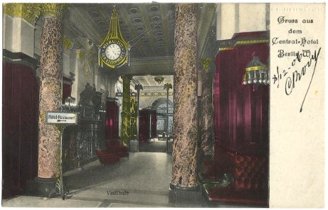 19061208 berlin gruss aus dem central hotel vestibule