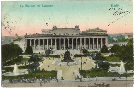 19061206 berlin kgl museum mit lustgarten
