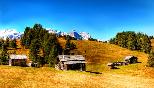 South tyrol alpine view photo