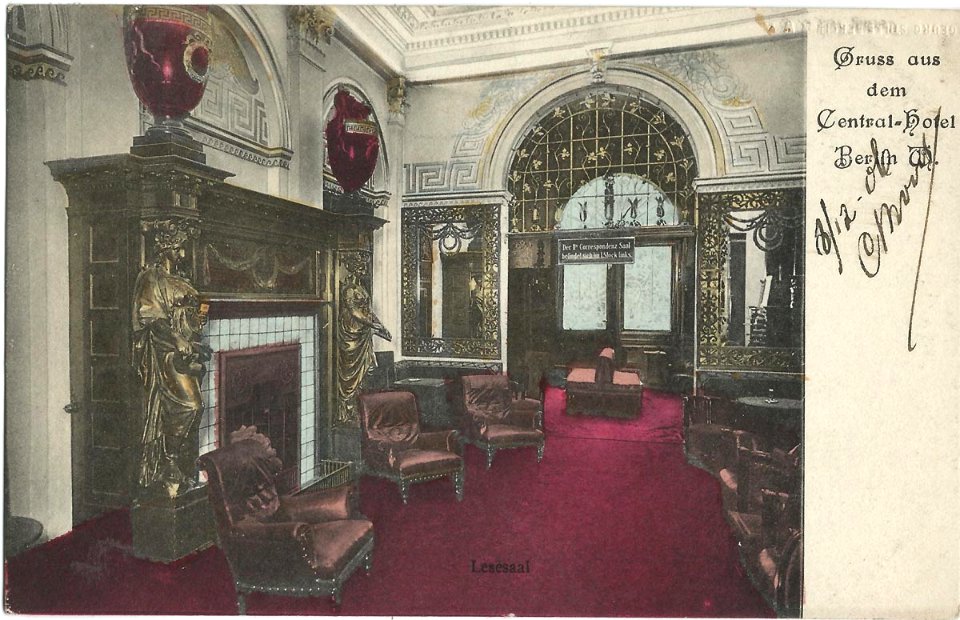 19061208 berlin gruss aus dem central hotel lesesaal