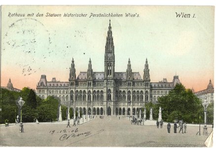 19061219 wien rathaus photo
