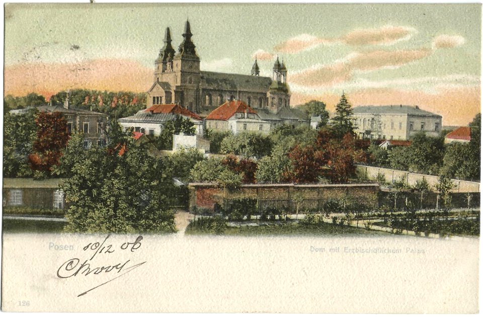19061210 posen dom mit erzbischoflichem palais