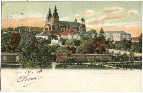 19061210 posen dom mit erzbischoflichem palais
