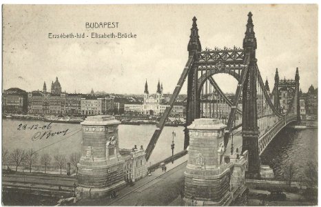 19061228 budapest elisabeth brucke photo