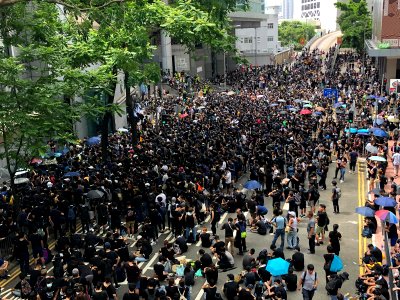 190621 HK Protest Police HQ
